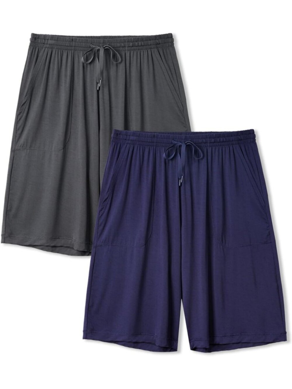 Cozy Cloud-Soft Men's Pajama Shorts - 2 Pack Sleepwear for Ultimate Comfort